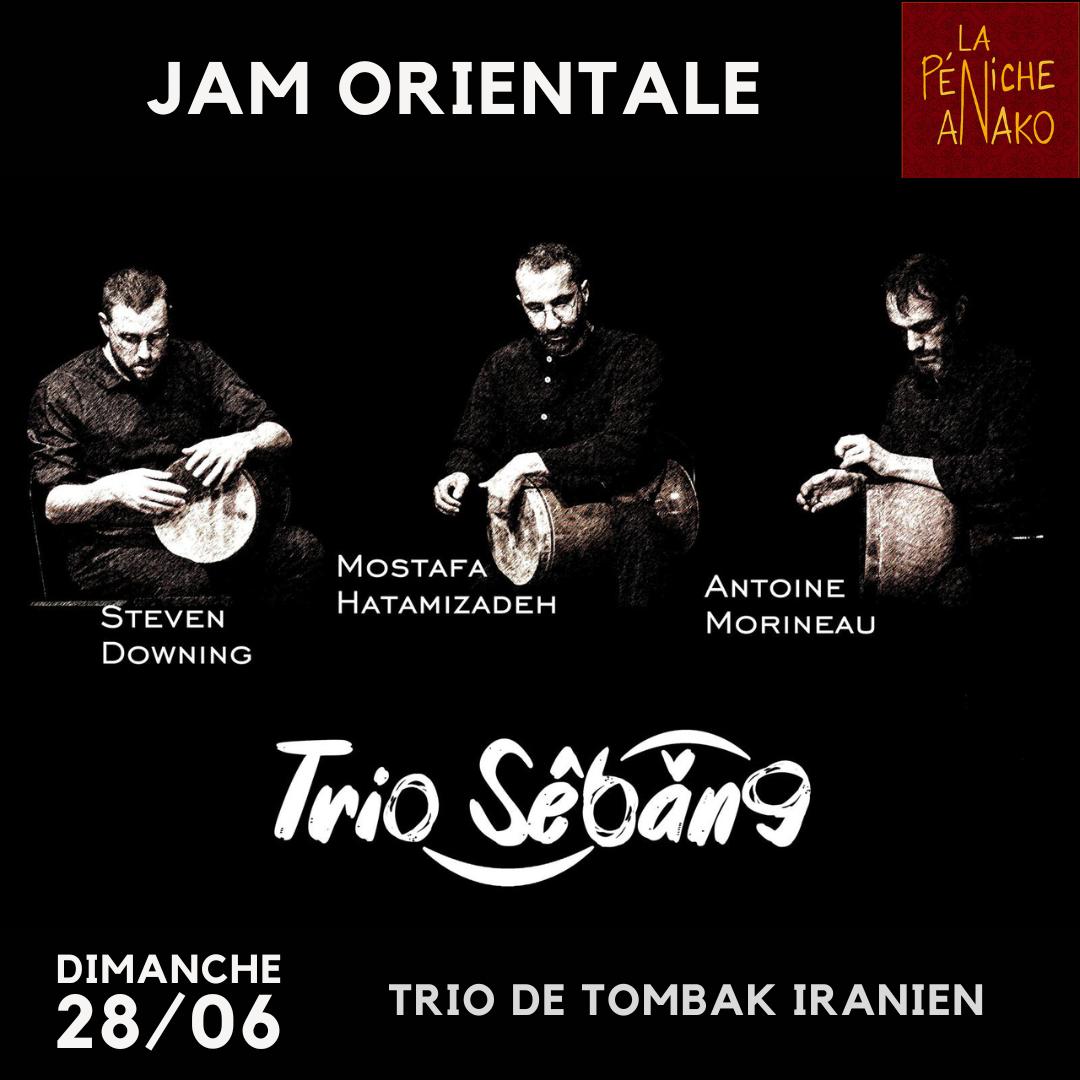 Concert 28/06/2026 18h30 Trio Sêbang